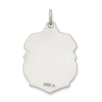 Sterling Silver Antiqued D/C St. Michael Badge Medal