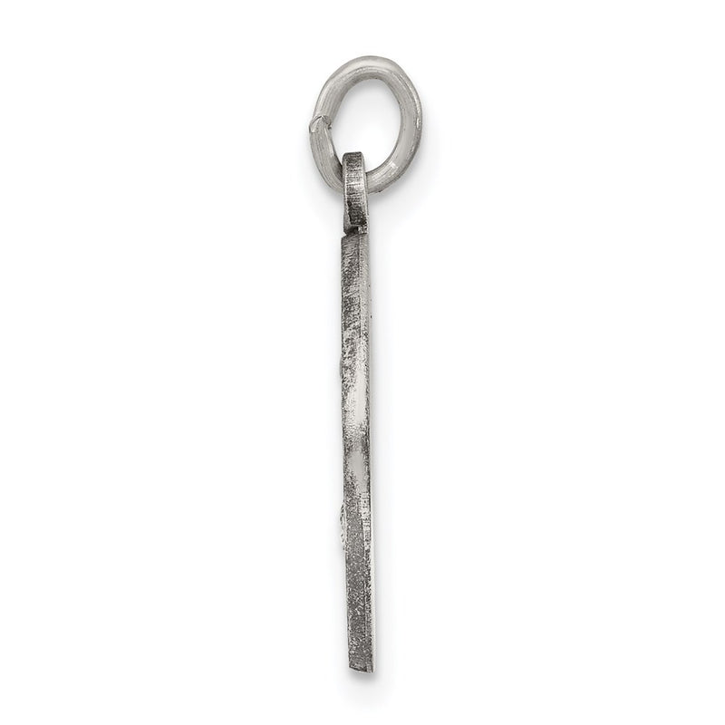 Sterling Silver Antiqued St. Theresa Medal