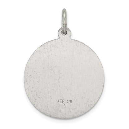 Sterling Silver Antiqued St. Theresa Medal