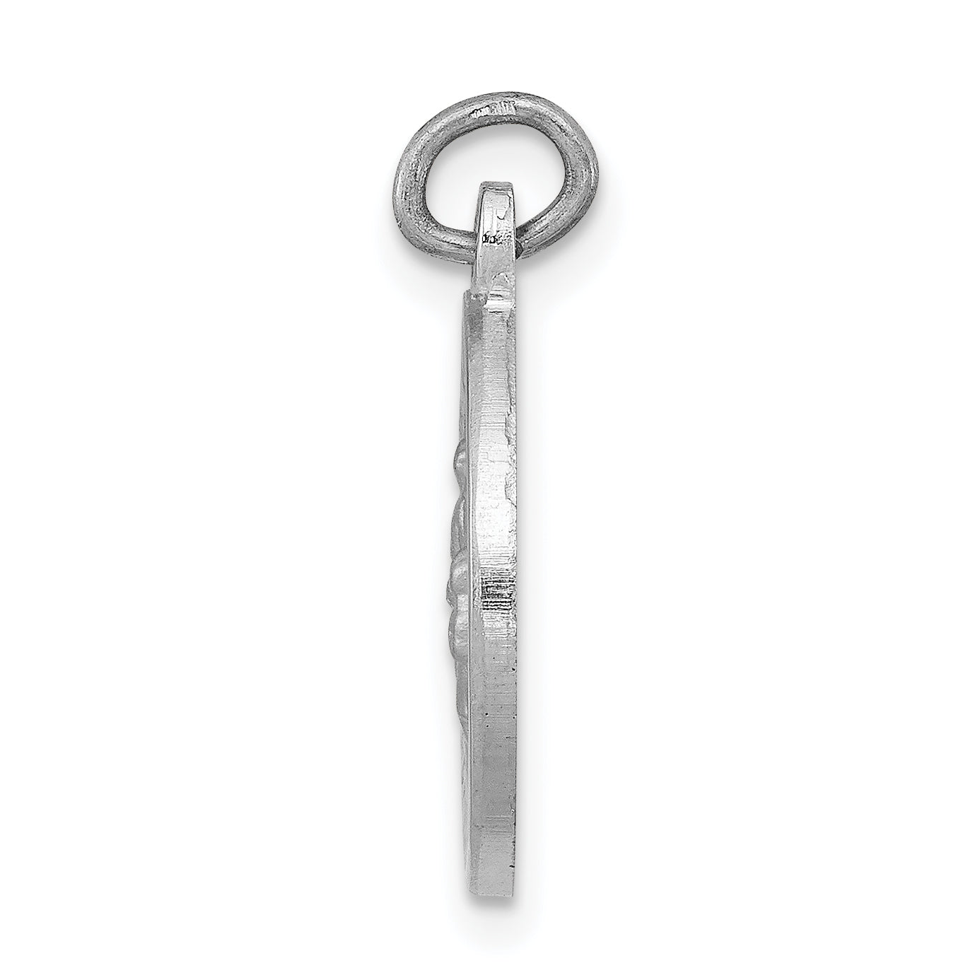 Sterling Silver Rhodium-Plated & Vermeil Guardian Angel Medal