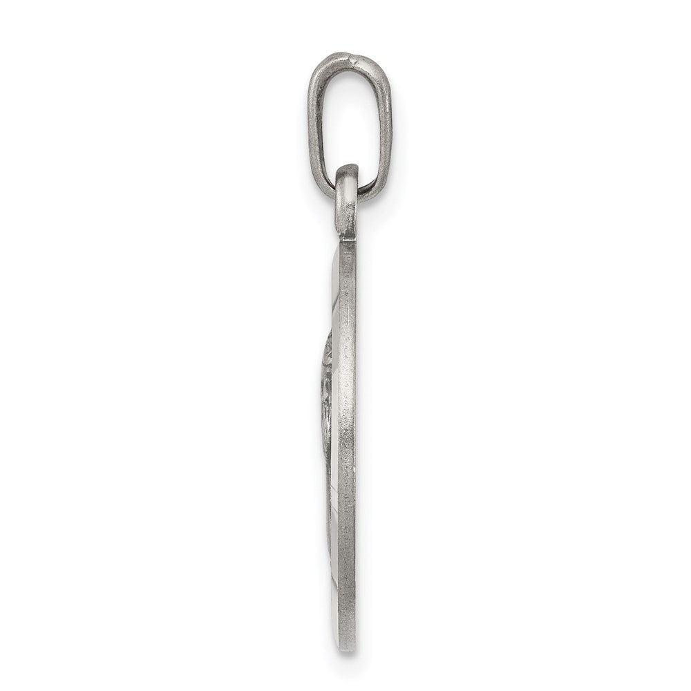 Sterling Silver Antiqued Raphael Angel Charm