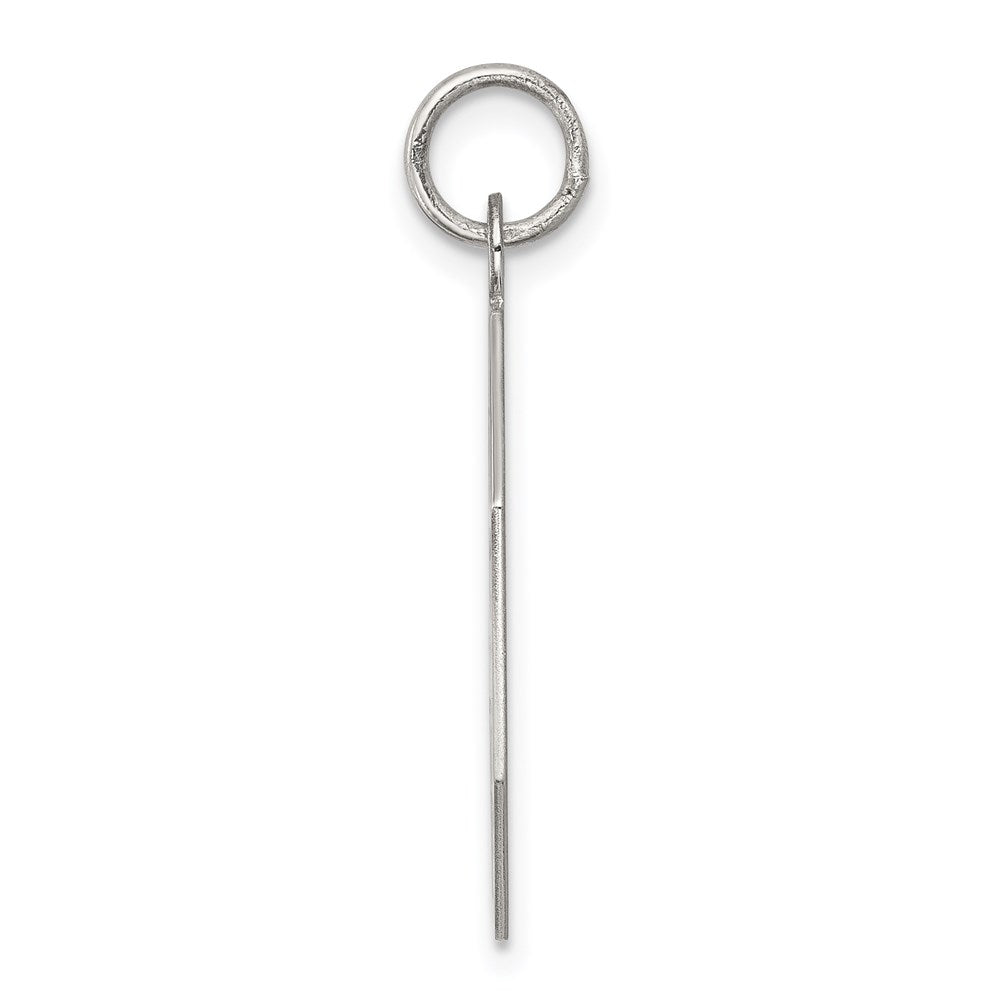 Sterling Silver Rhodium-Plated I'Ll Never Stop Loving You Charm