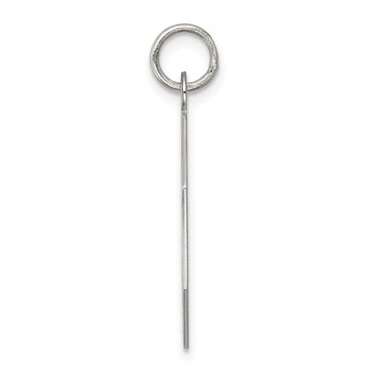 Sterling Silver Rhodium-Plated I'Ll Never Stop Loving You Charm