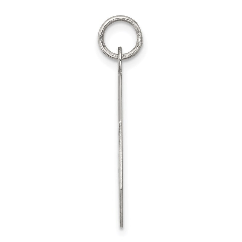 Sterling Silver Rhodium-Plated I'Ll Never Stop Loving You Charm