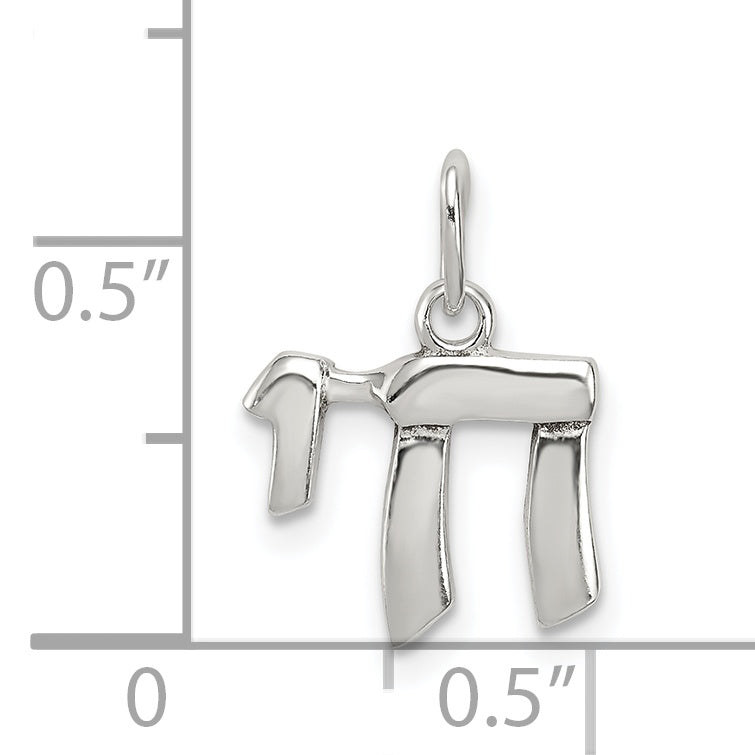 Sterling Silver Chai Life Charm