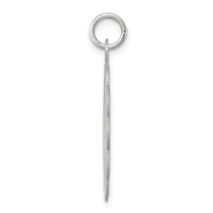Sterling Silver Rhodium-Plated My Confirmation Disc Charm