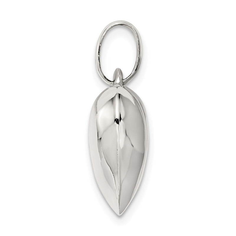 Sterling Silver Puffed Heart Charm