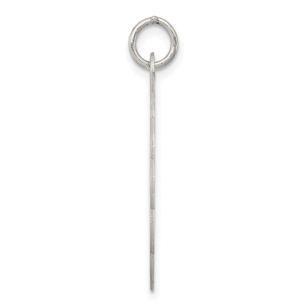 Sterling Silver Rhodium-Plated Holy Communion Disc Charm