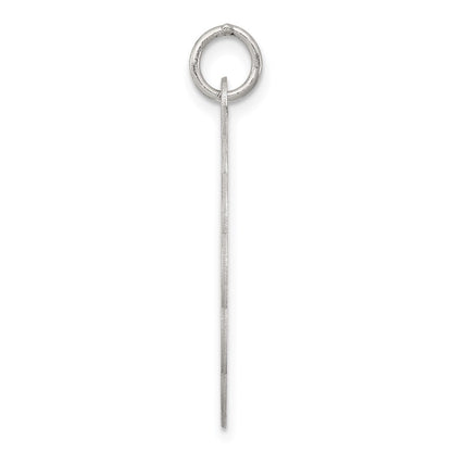 Sterling Silver Rhodium-Plated Holy Communion Disc Charm