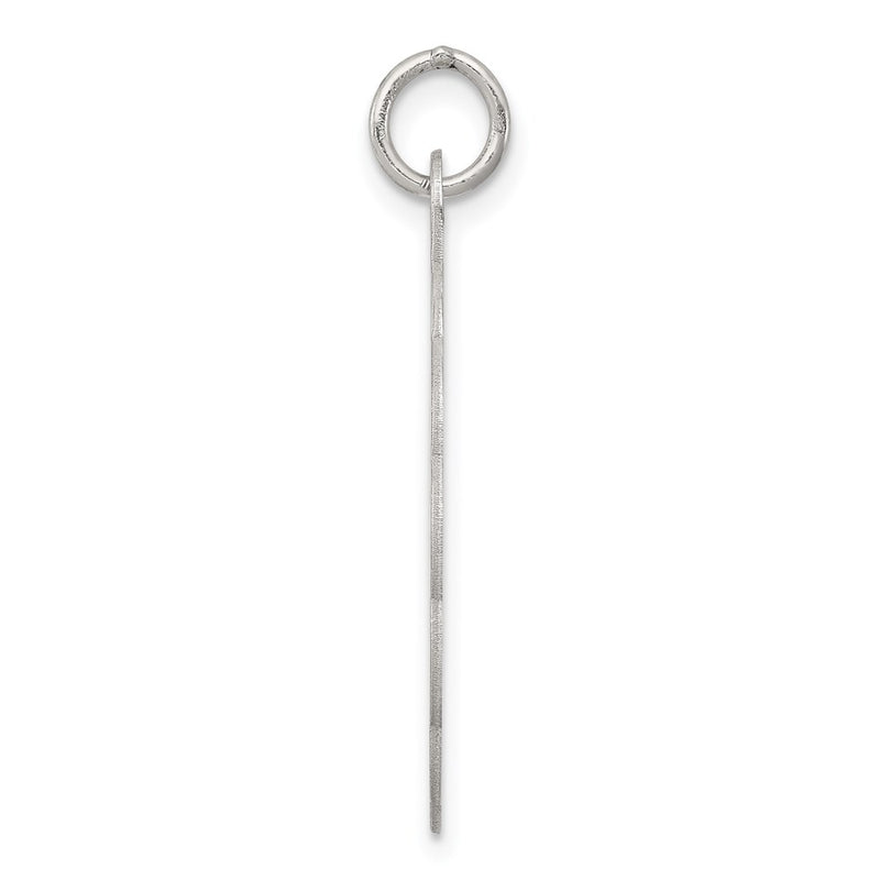 Sterling Silver Rhodium-Plated Holy Communion Disc Charm
