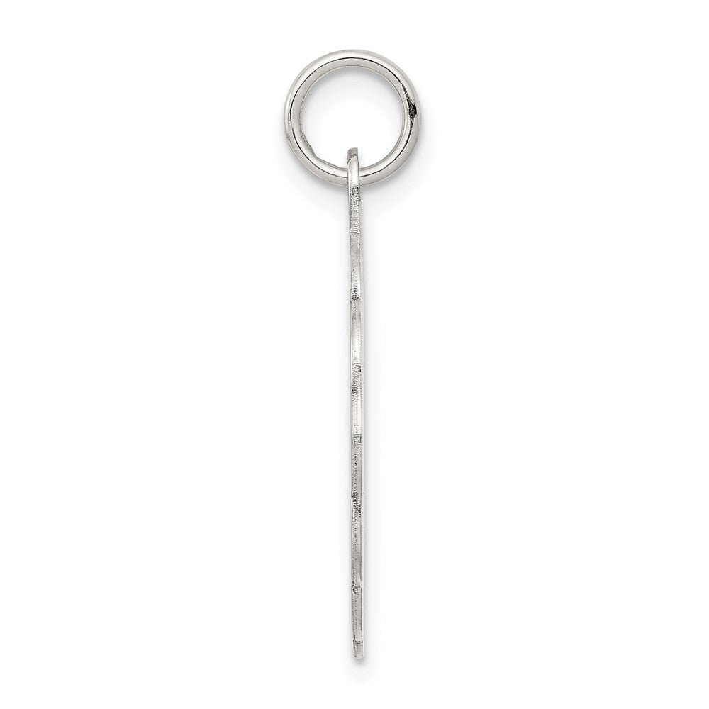 Sterling Silver Rhodium-Plated First Holy Communion Disc Charm