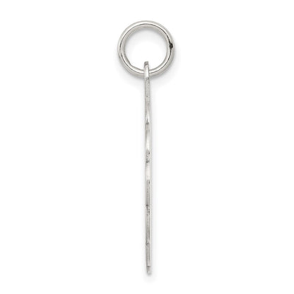 Sterling Silver Rhodium-Plated First Holy Communion Disc Charm
