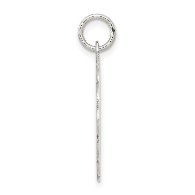 Sterling Silver Rhodium-Plated First Holy Communion Disc Charm