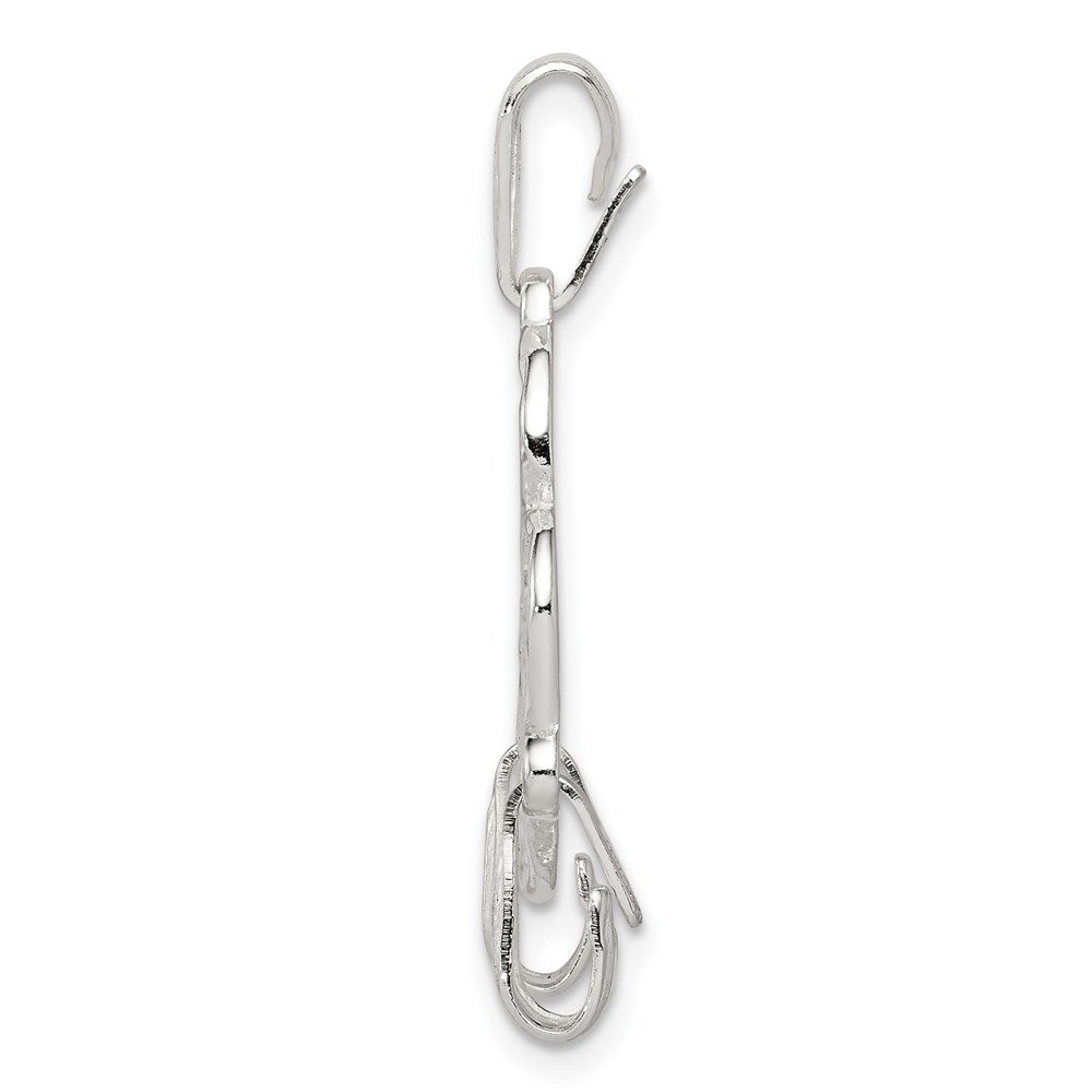 Sterling Silver 3-Piece Break Apart Best Friends Charm