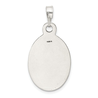Sterling Silver Antiqued Masonic Pendant