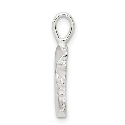 Sterling Silver Moon W/Star Charm