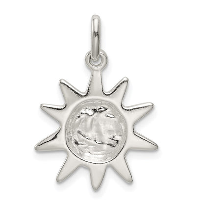 Sterling Silver Sun Charm
