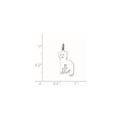 Sterling Silver Cat Charm
