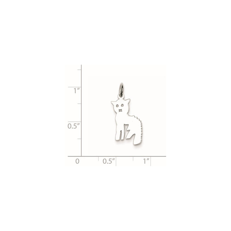 Sterling Silver Cat Charm