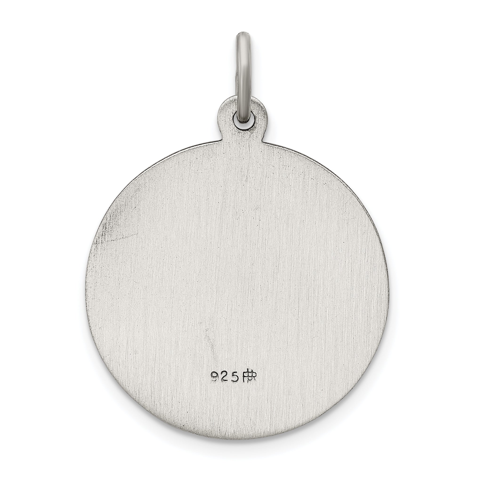 Sterling Silver Antiqued St. Christopher Medal