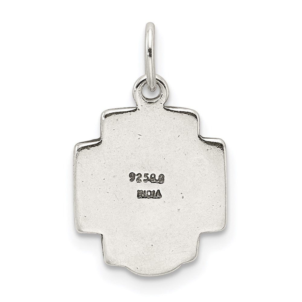 Sterling Silver Antiqued Ecce Homo Medal