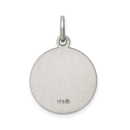 Sterling Silver Antiqued U.s. Air Force Medal Charm