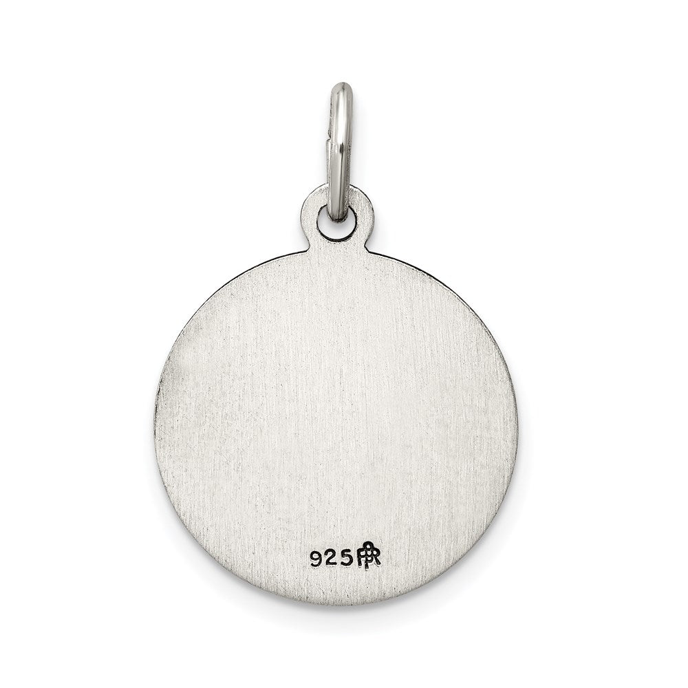 Sterling Silver Antiqued U.s. Navy Medal