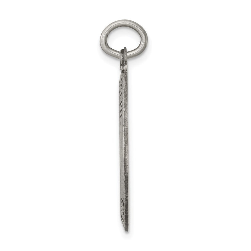 Sterling Silver Antiqued Saint Joseph Medal