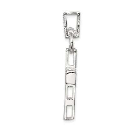 Sterling Silver Hammered Latin Cross Pendant