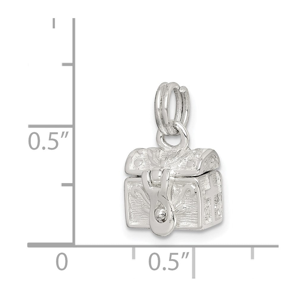 Sterling Silver Cross Prayer Box Charm