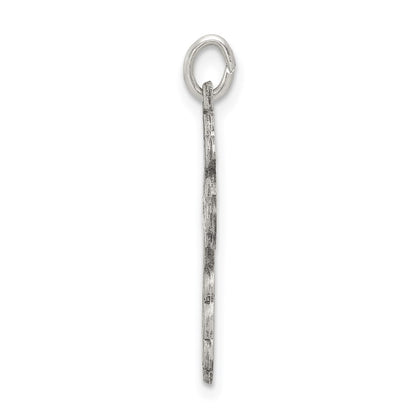 Sterling Silver Antiqued Eastern Orthodox Cross Charm