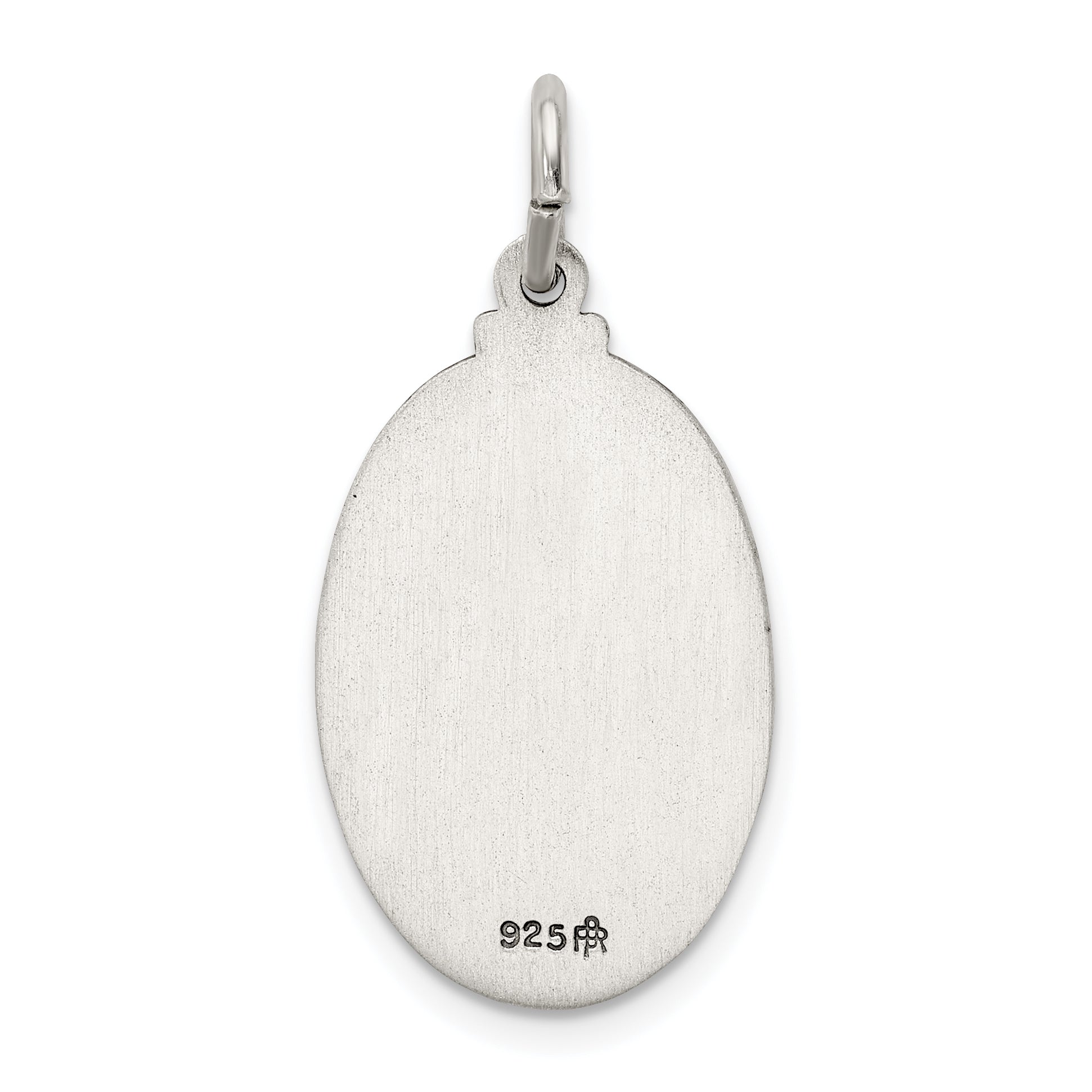 Sterling Silver Antiqued St. Christopher Medal