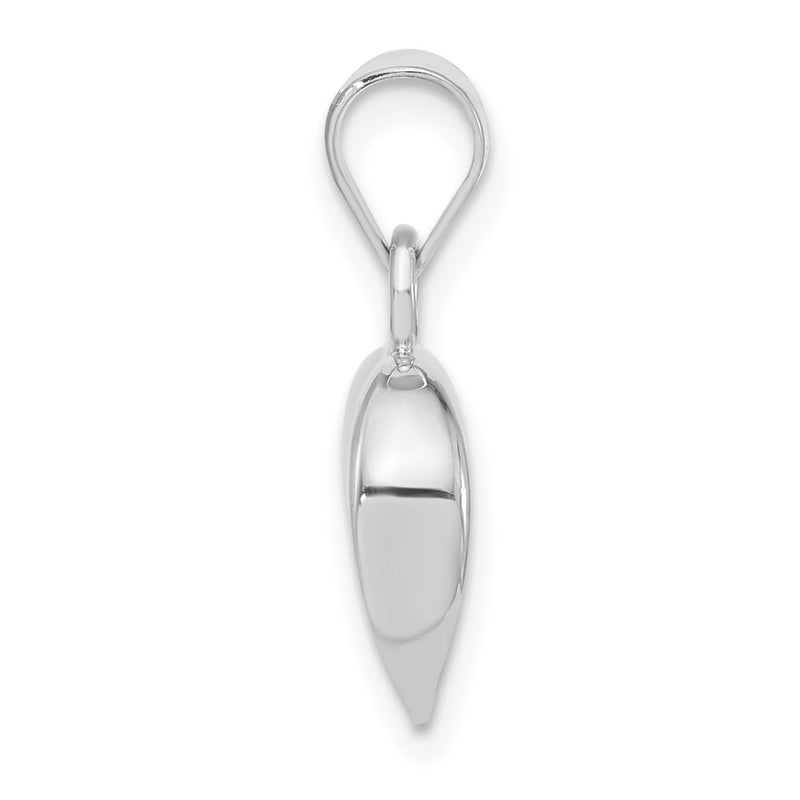 Sterling Silver Polished Heart Charm