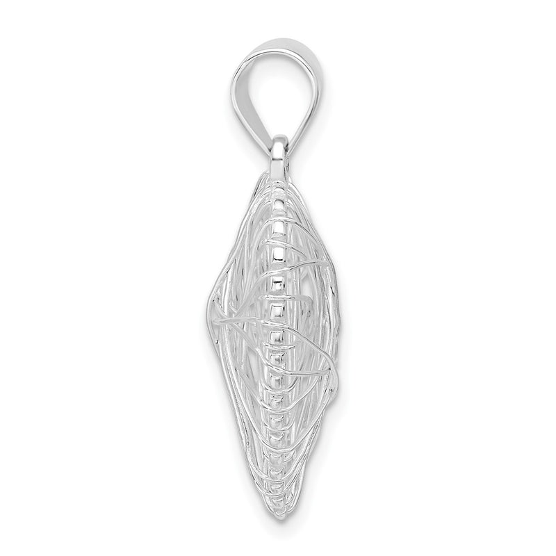Sterling Silver Wire Heart Pendant