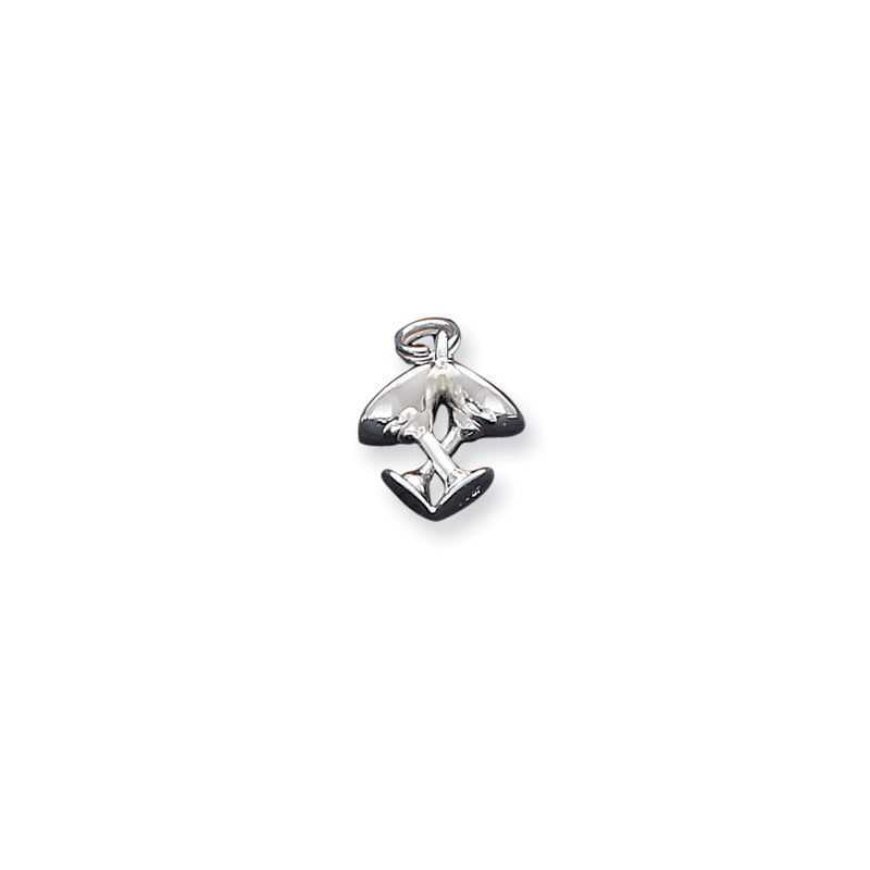 Sterling Silver Toasting Glasses Charm