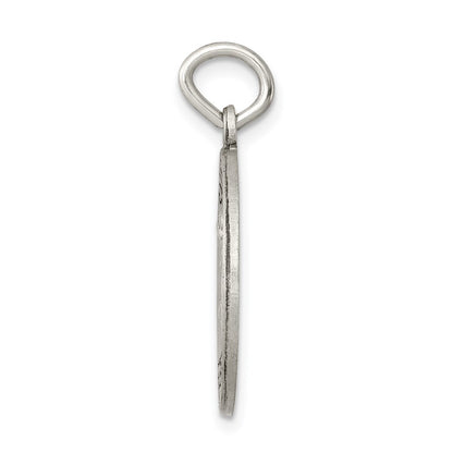 Sterling Silver Antiqued Saint Anthony Medal