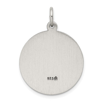 Sterling Silver Antiqued Saint Florian Medal