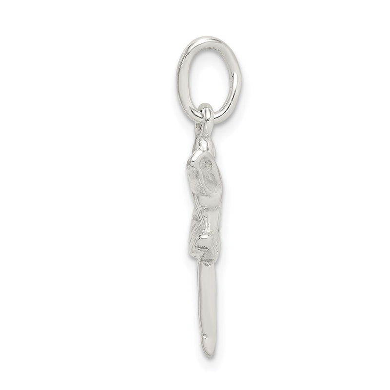 Sterling Silver Ballerina Charm