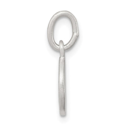 Sterling Silver D/C Cherub Disk Charm
