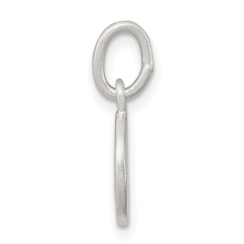 Sterling Silver D/C Cherub Disk Charm