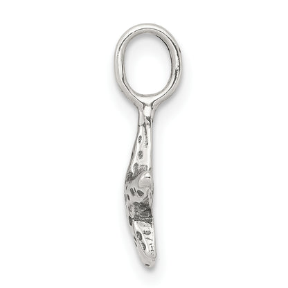 Sterling Silver Antiqued Starfish Pendant