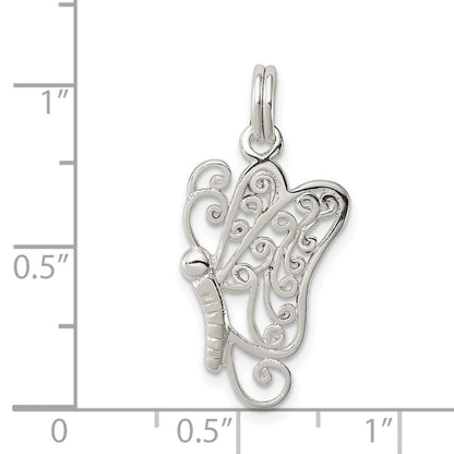 Sterling Silver Butterfly Charm