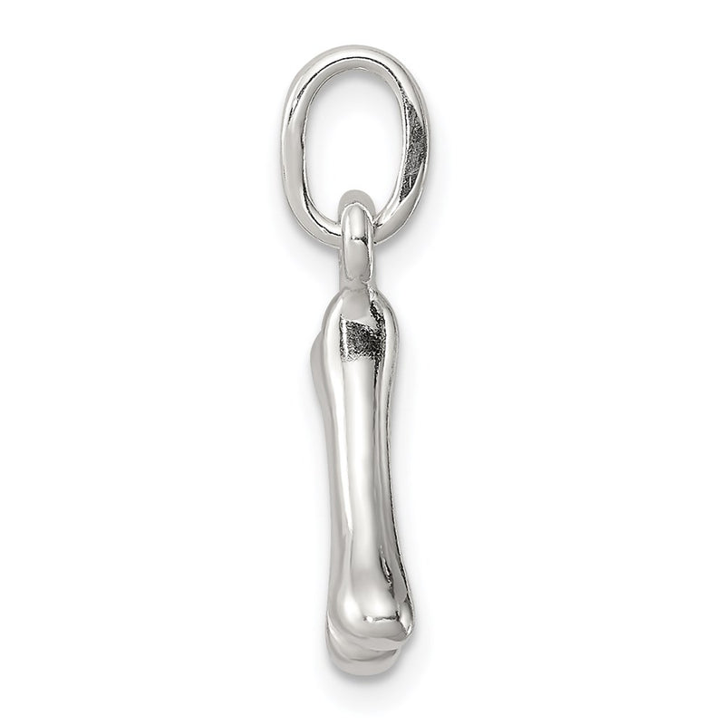 Sterling Silver Polished Bone Charm