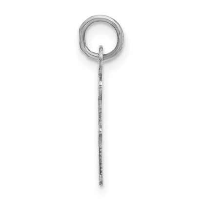 Sterling Silver Medium Initial F Charm