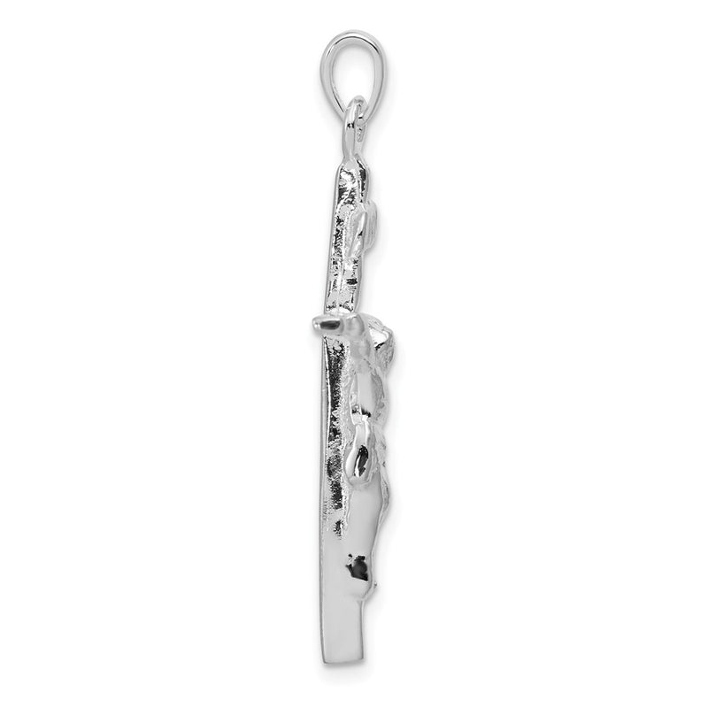 Sterling Silver Inri Crucifix Pendant