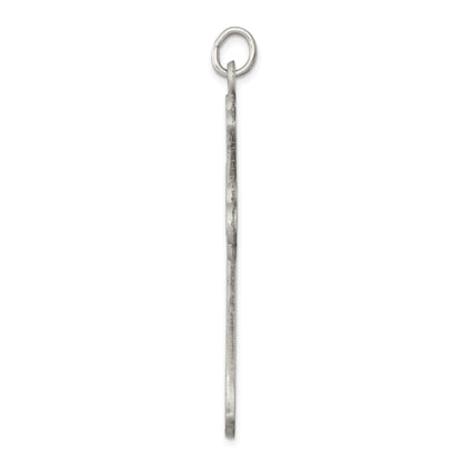 Sterling Silver Antiqued Cross Pendant