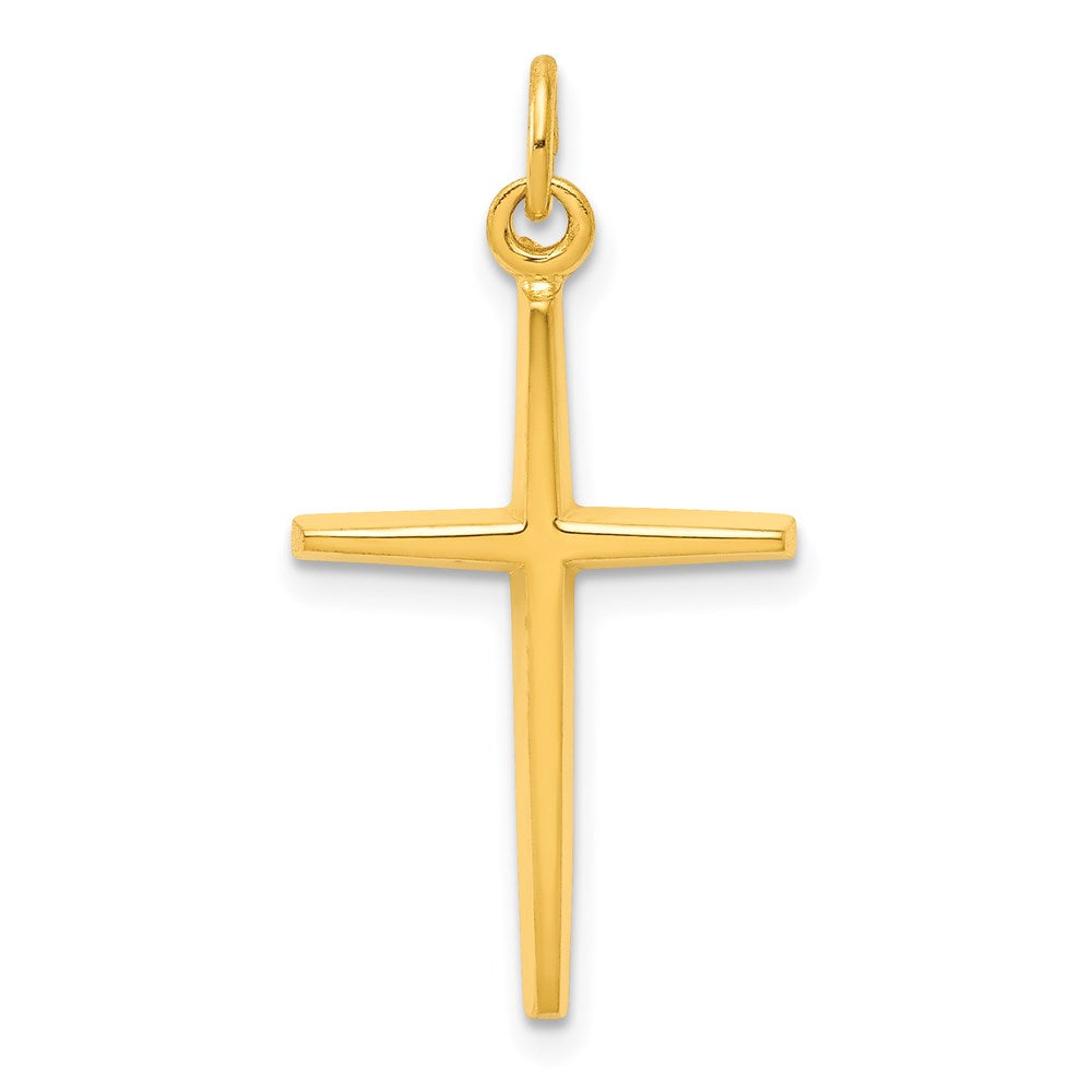 Sterling Silver & 24K Gold -Plated Passion Cross Charm