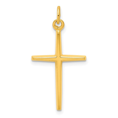 Sterling Silver & 24K Gold -Plated Passion Cross Charm