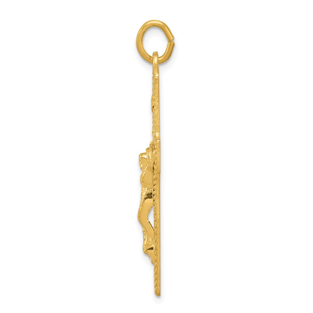 Sterling Silver & 24K Gold -Plated Inri Crucifix Pendant