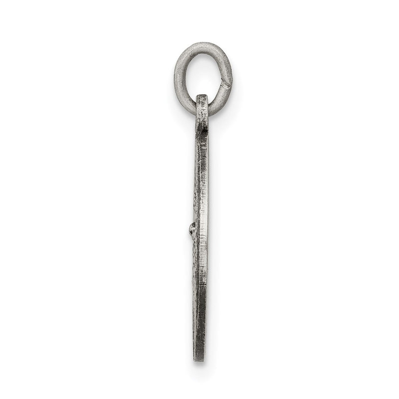 Sterling Silver Antiqued Infant Of Prague Medal